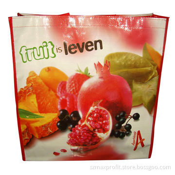 PP Woven Shopping Bag, Customized Colors and Sizes